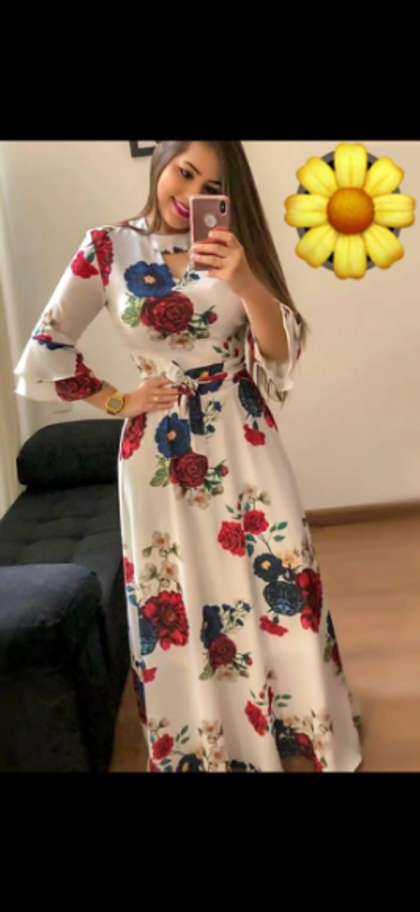 Crepe Style Gown 